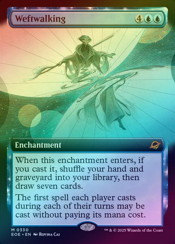 Weftwalking - Extended Art (Foil) (EOE)