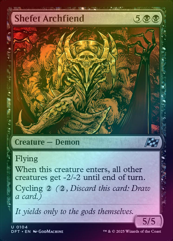 Shefet Archfiend (Foil) (DFT)