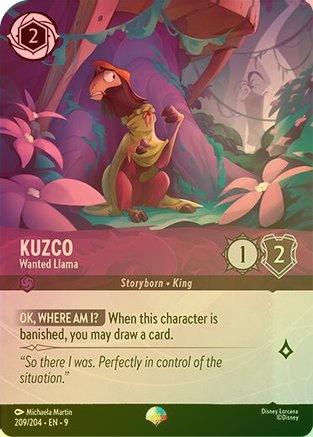 Kuzco (Wanted Llama) - 209/204 - Epic (Foil)