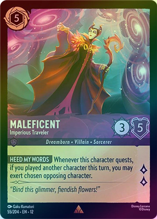 Maleficent (Imperious Traveler) - 55/204 - Rare (Foil)
