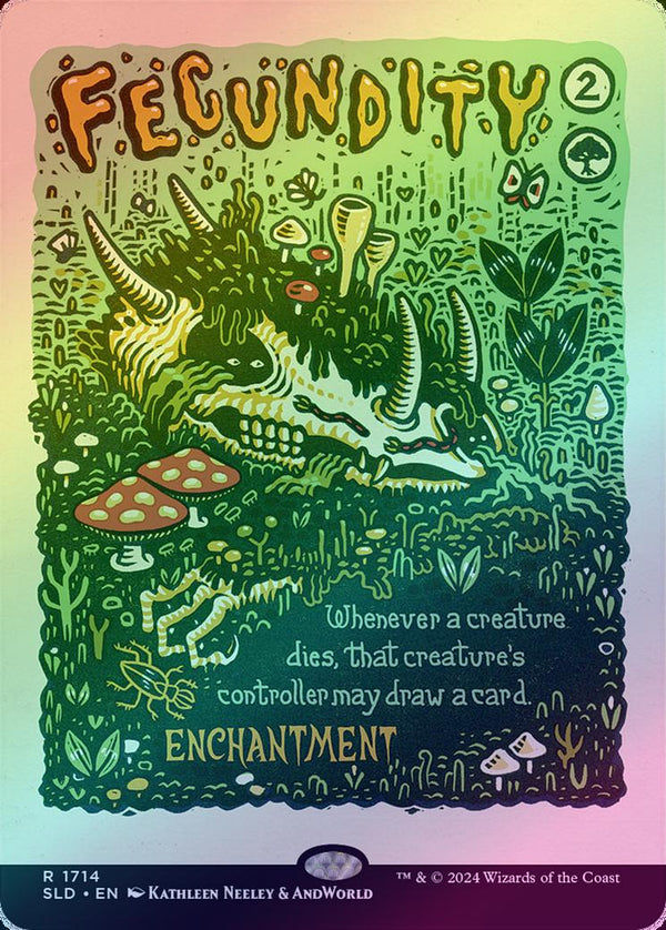 Fecundity - Prints of Darkness (Rainbow Foil) (SLD)