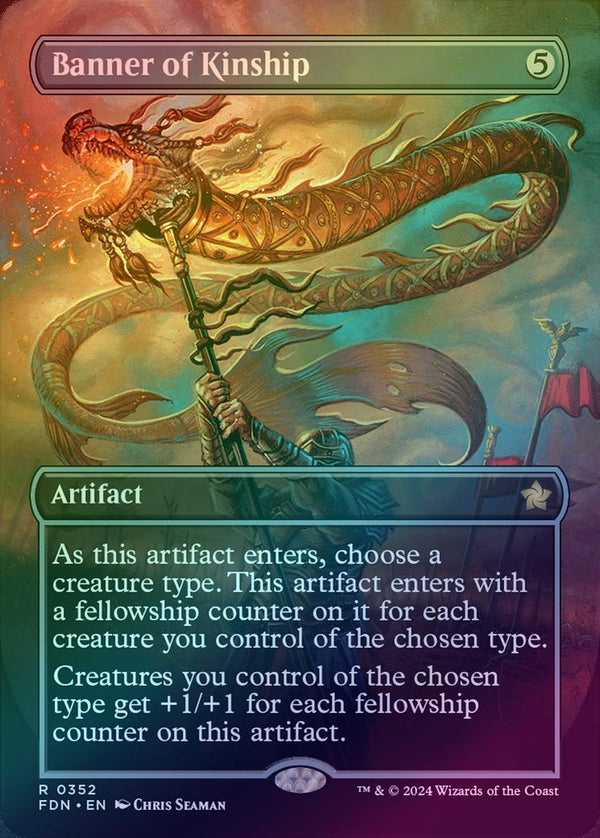 Banner of Kinship - Borderless (Foil) (FDN)