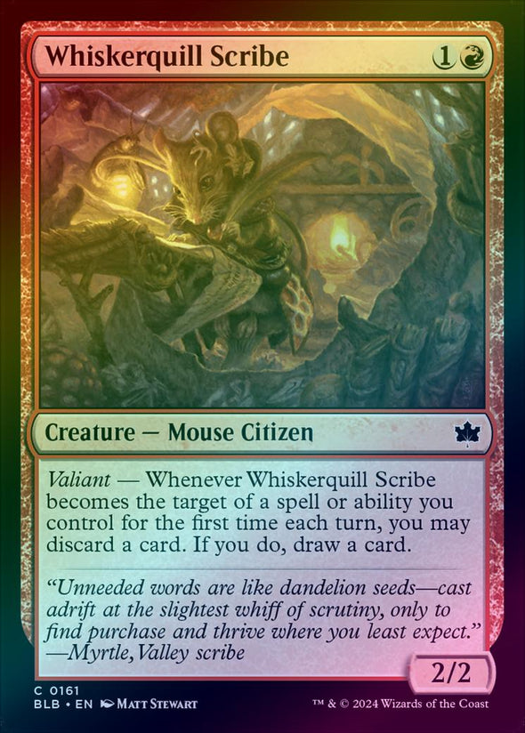 Whiskerquill Scribe (Foil) (BLB)