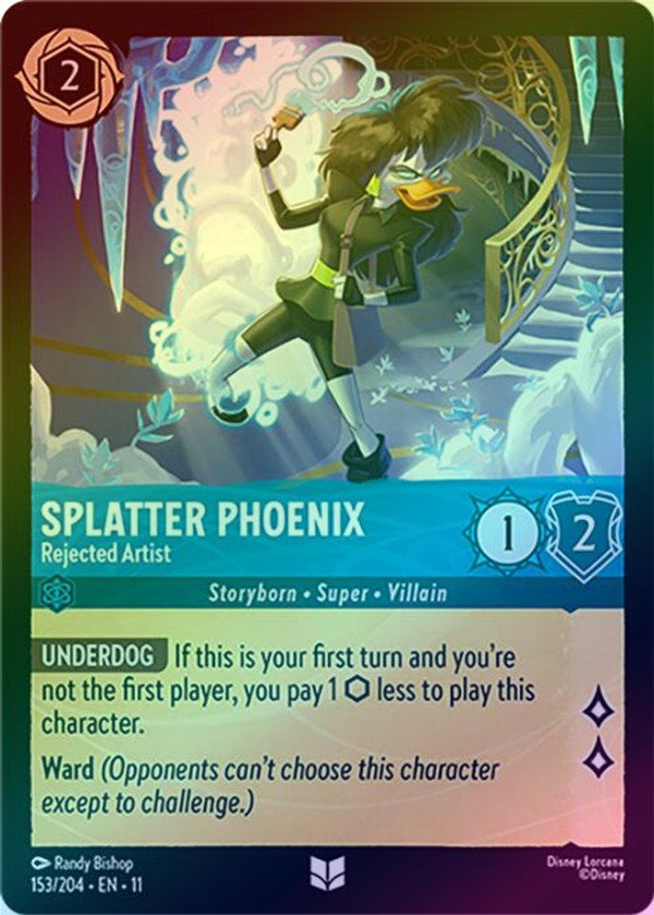 Splatter Phoenix (Rejected Artist) - 153/204 - Uncommon (Foil)