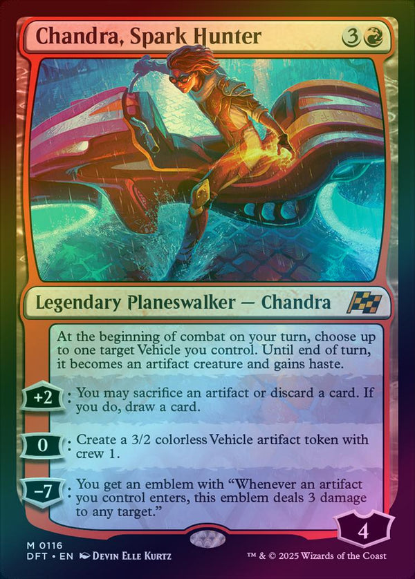 Chandra, Spark Hunter (Foil) (DFT)