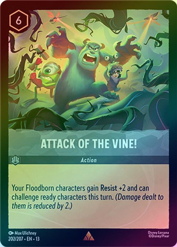 Attack of the Vine! - 202/207 - Rare (Foil)