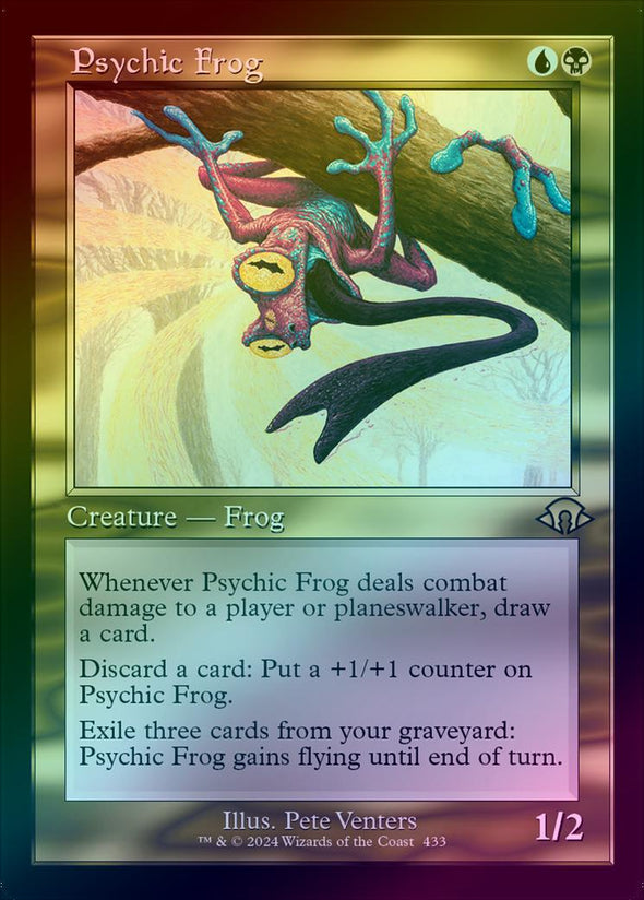 Psychic Frog - Retro Frame (Foil) (MH3)