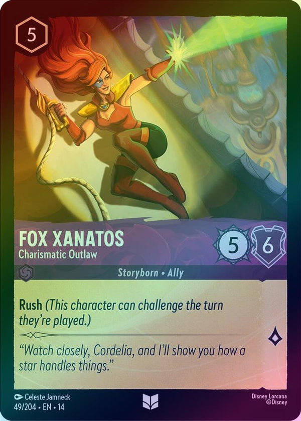 Fox Xanatos (Charismatic Outlaw) - 49/204 - Uncommon (Foil)