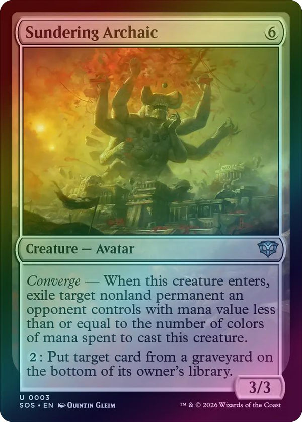 Sundering Archaic (Foil) (SOS)