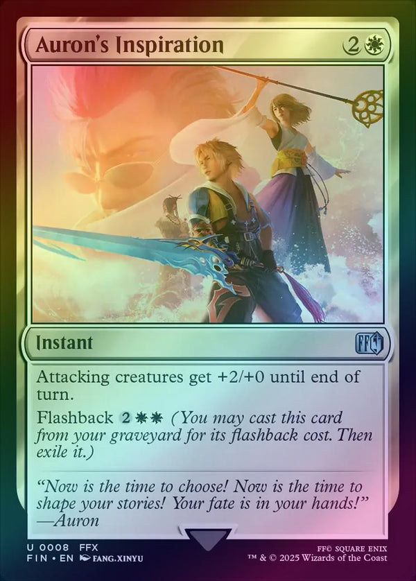Auron's Inspiration (Foil) (FIN)