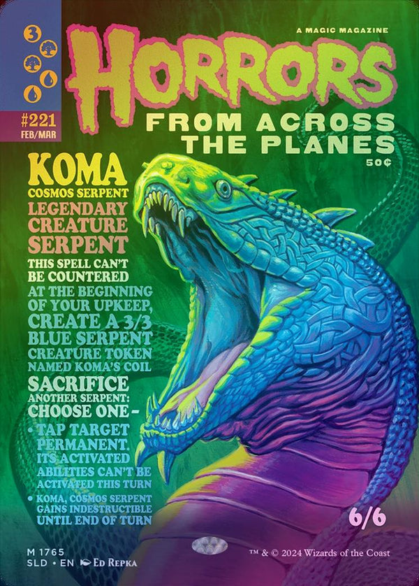 Koma, Cosmos Serpent - Monstrous Magazine (Foil) (SLD)