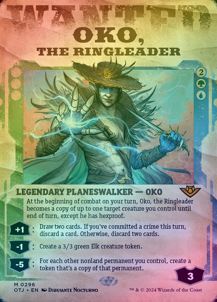 401 Games Canada - Oko, the Ringleader - Wanted Poster Showcase (Foil) (OTJ) 401 Games Canada - Oko, the Ringleader - Wanted Poster Showcase (Foil) (OTJ)