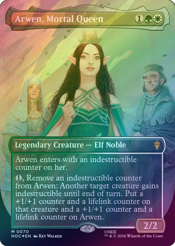 Arwen, Mortal Queen - Borderless (Surge Foil) (HOC) (Pre-Order)