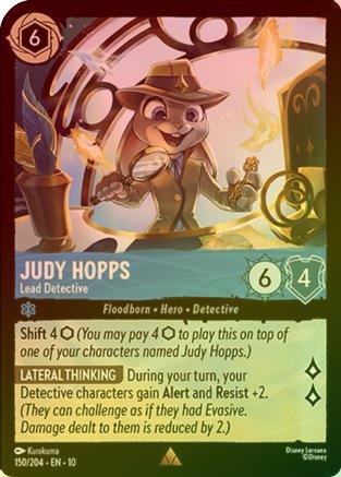Judy Hopps (Lead Detective) - 150/204 - Rare (Foil)