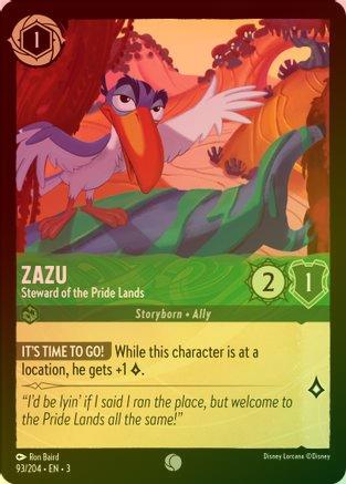 Zazu (Steward of the Pride Lands) - 93//204 - Common (Foil)