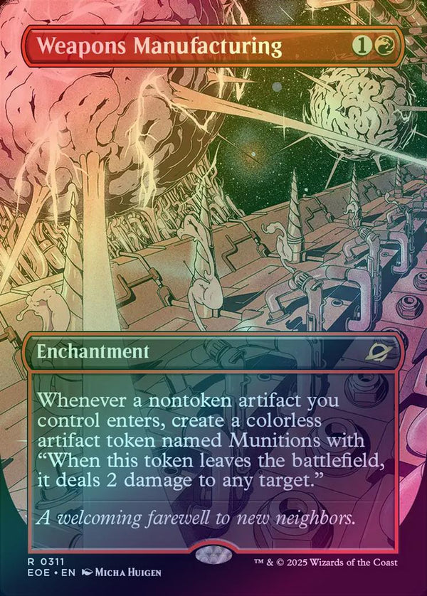 Weapons Manufacturing - Surreal Space Showcase (Foil) (EOE)