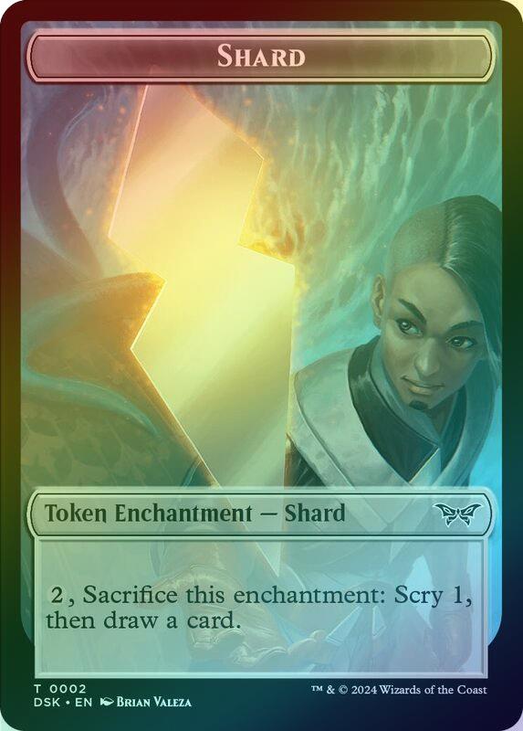 Glimmer // Shard Token (Foil) (TDSK)