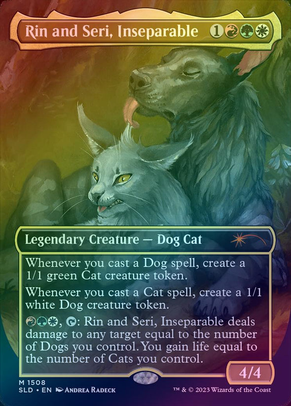 Rin and Seri, Inseparable // Rin and Seri, Inseparable - Borderless (Foil) (SLD)