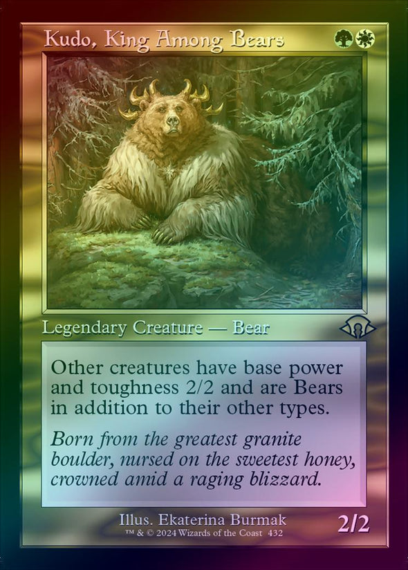 Kudo, King Among Bears - Retro Frame (Foil) (MH3)