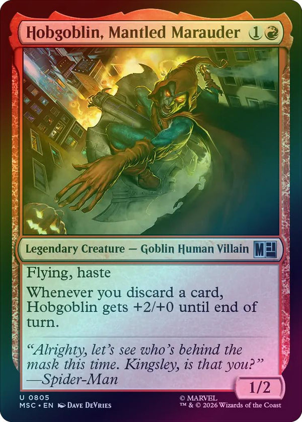Hobgoblin, Mantled Marauder (Foil) (MSC)