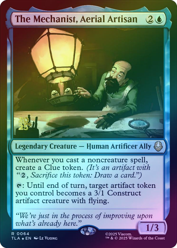 The Mechanist, Aerial Artisan - Prerelease Promo (Foil) (PTLA)