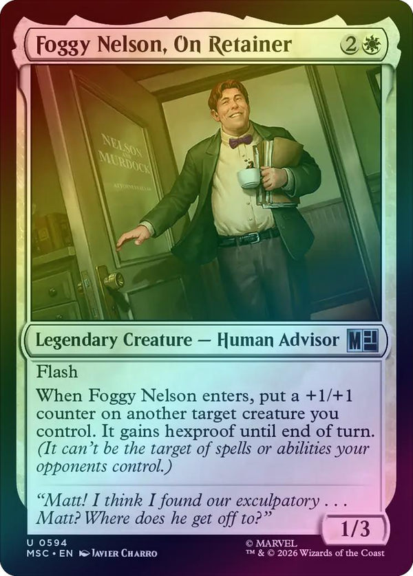 Foggy Nelson, On Retainer (Foil) (MSC)