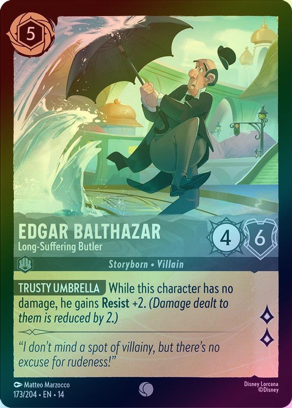 Edgar Balthazar (Long-Suffering Butler) - 173/204 - Common (Foil)