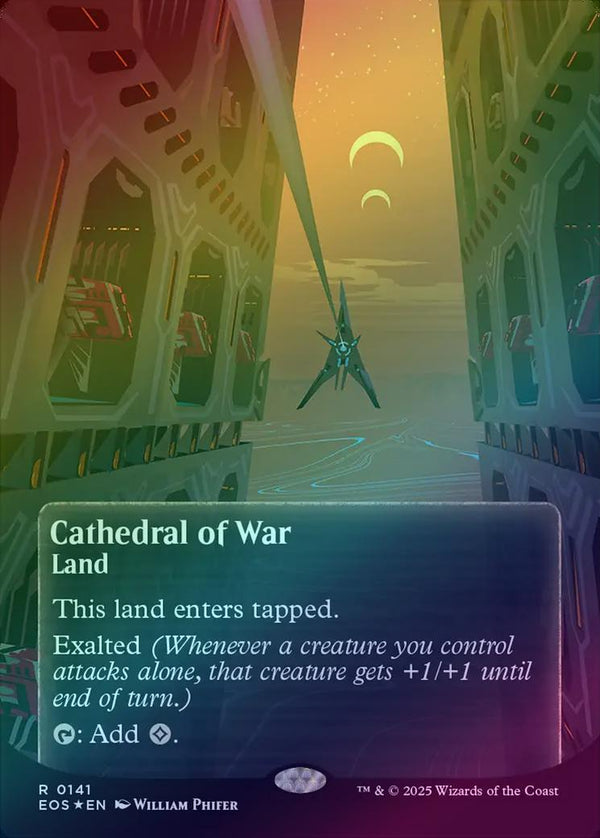 Cathedral of War - Borderless Poster (Galaxy Foil) (EOS)