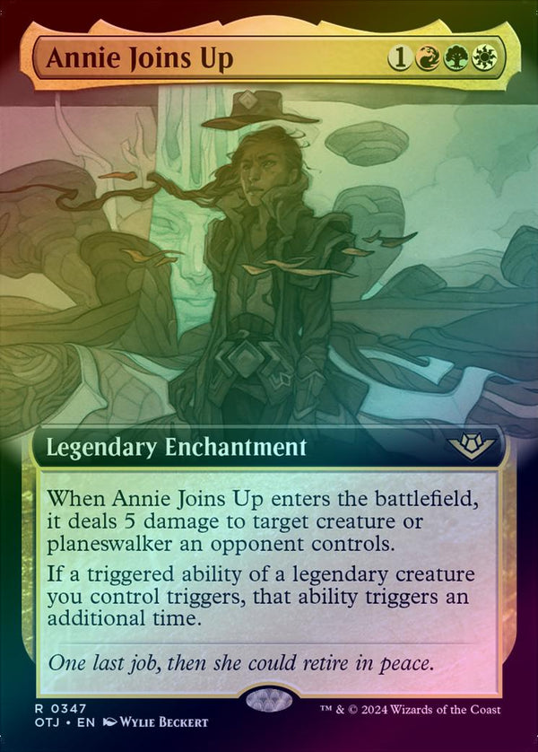 Annie Joins Up - Extended Art (Foil) (OTJ)