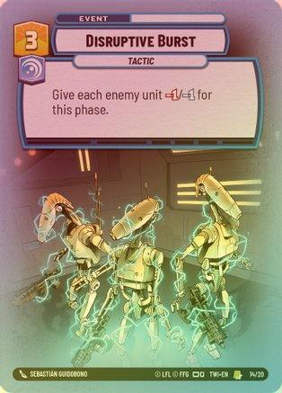Disruptive Burst - Weekly Play Promo - 14/20 - Rare (Foil)