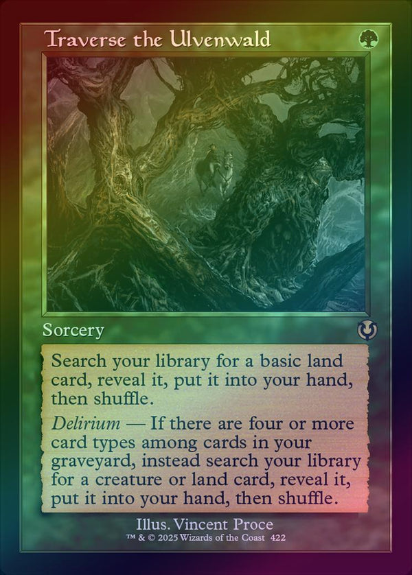 Traverse the Ulvenwald - Retro Frame (Foil) (INR)