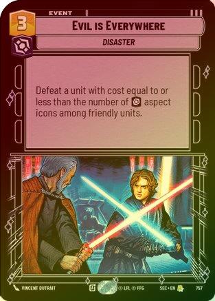Evil is Everywhere (Foil) - 757 - Rare (Foil)