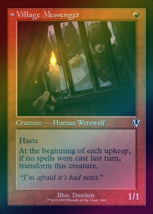 Village Messenger // Moonrise Intruder - Retro Frame (Foil) (INR)