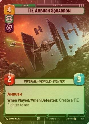 TIE Ambush Squadron (Hyperspace) - 821 - Common (Foil)