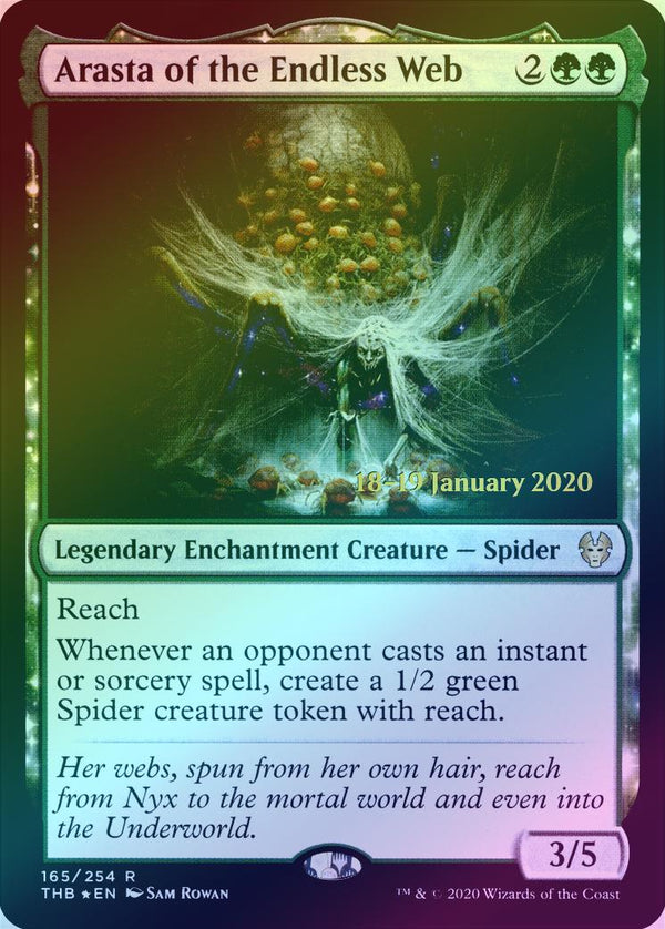 Arasta of the Endless Web - Prerelease Promo (PTHB) (Foil)