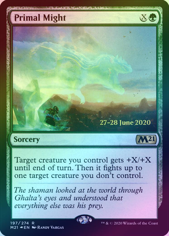 Primal Might - Prerelease Promo (Foil) (PM21)