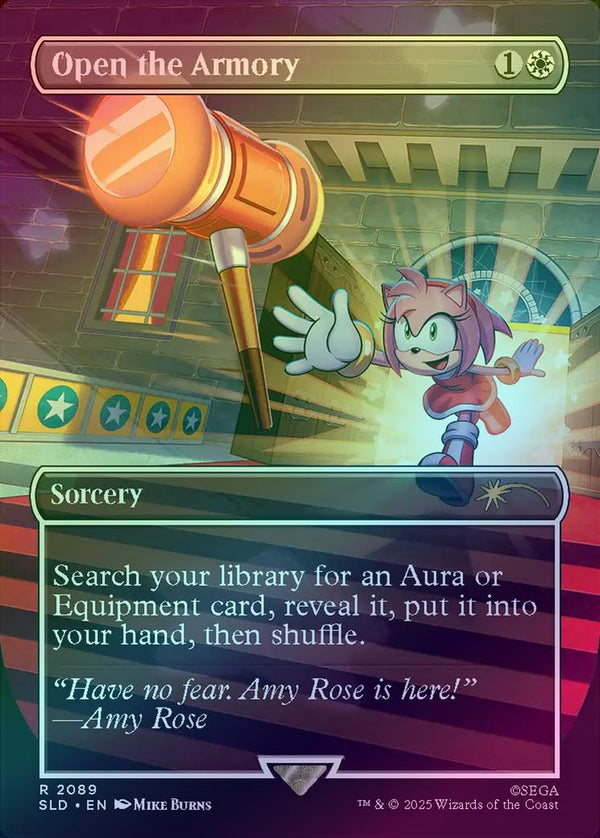 Open the Armory - Secret Lair x Sonic: Chasing Adventure (Rainbow Foil) (SLD)