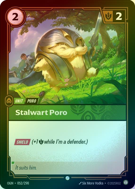 Stalwart Poro - 052/298 - Common (Foil)
