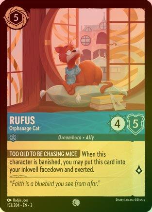 Rufus (Orphanage Cat) - 153/204 - Common (Foil)