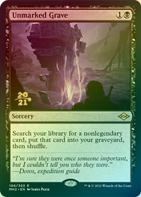 Unmarked Grave - Prerelease Promo (Foil) (PMH2)