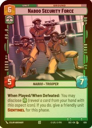 Naboo Security Force (Foil) - 630 - Common (Foil)