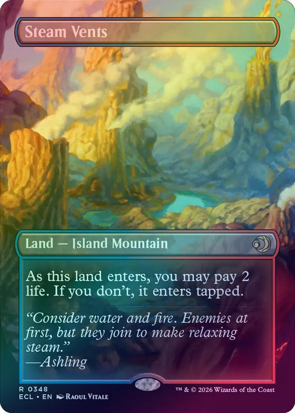 Steam Vents // Steam Vents - Borderless (Foil) (ECL)