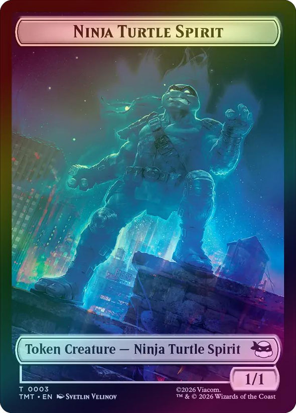 Ninja Turtle Spirit // Food Token (Foil) (TTMT)