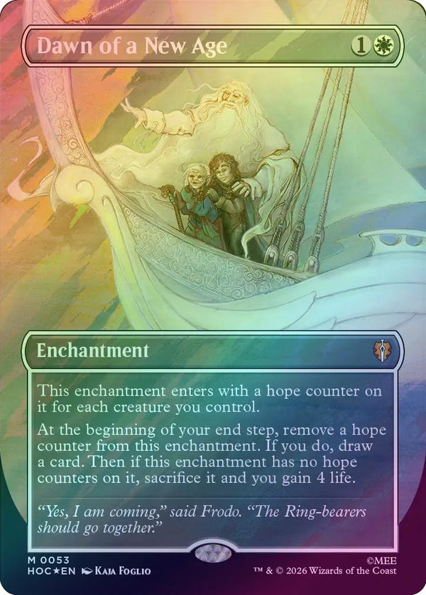 Dawn of a New Age - Borderless (Surge Foil) (HOC) (Pre-Order)