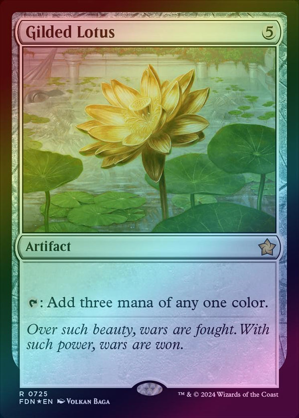 Gilded Lotus (Foil) (FDN)