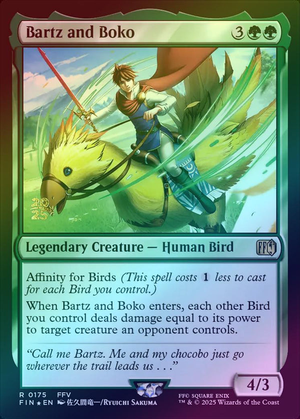Bartz and Boko - Prerelease Promo (Foil) (PFIN)