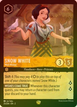 Snow White (Well Wisher) - 25/204 - Legendary (Foil)