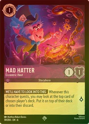 Mad Hatter (Eccentric Host) - 59/204 - Super Rare (Foil)