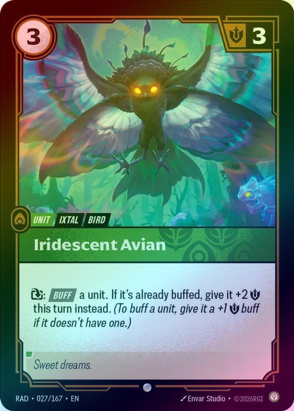 Iridescent Avian - 027/167 - Common (Foil)