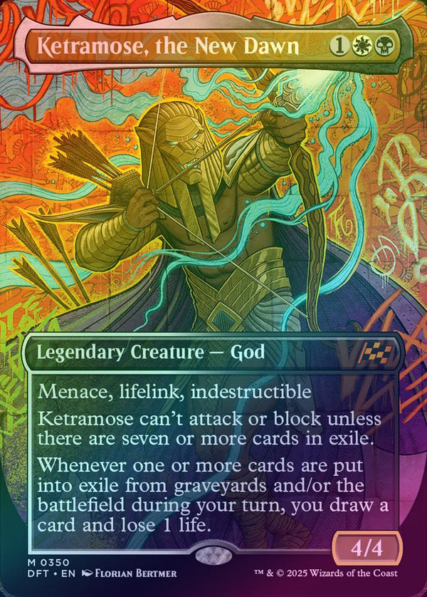 Ketramose, the New Dawn - Borderless Graffiti Giant (Foil) (DFT)
